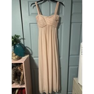 Birdie‎ Grey Blush Bridesmaid Dress Sz Small